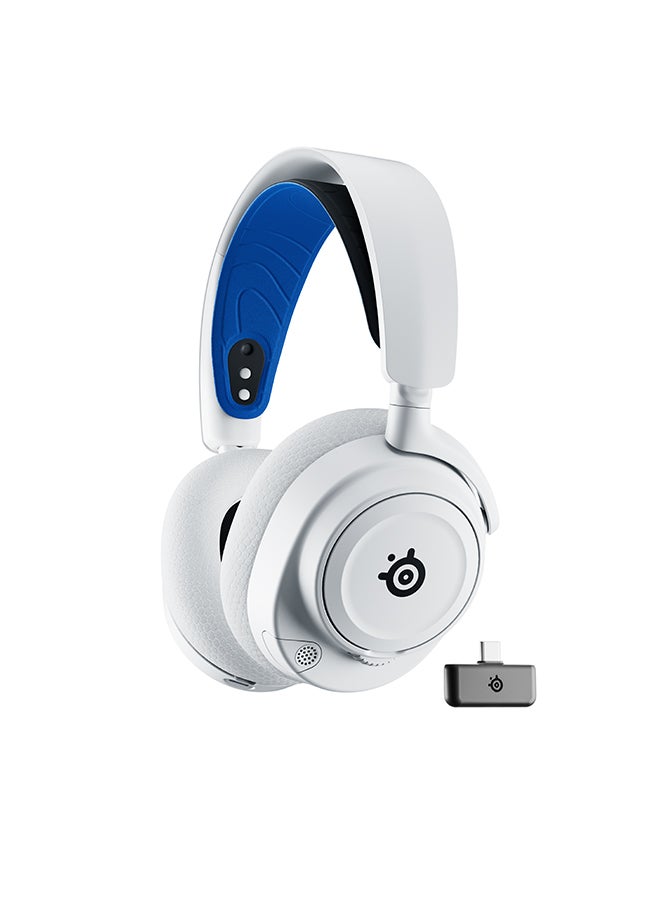 Compare Arctis Nova 7P Wireless MultiSystem Gaming & Mobile Headset, Nova Acoustic System, 2.4GHz & Simultaneous Bluetooth, 38Hr Battery, ClearCast Gen2 Mic, PlayStation, PC, White | 61561 at KSA Price