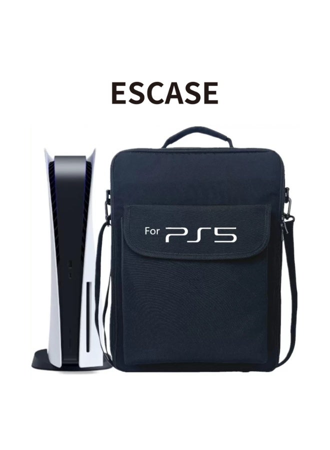 Compare PS5 Backpack Carry Case, Large Storage Case for PS5PS4Xbox Console Games and Accessories,Travel Bag, Black at KSA Price