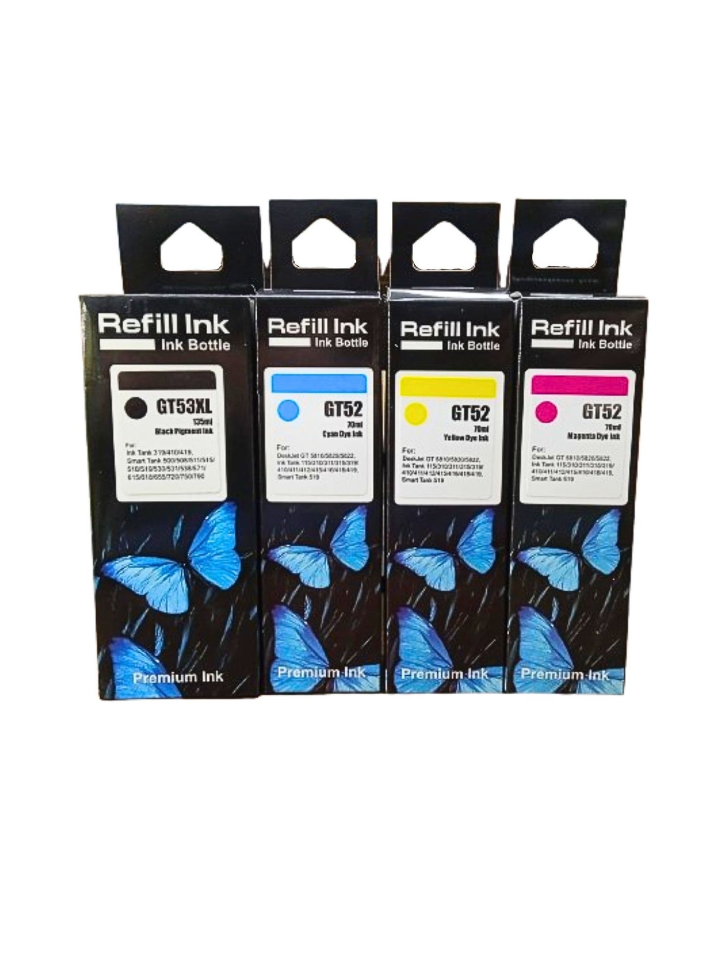 Compare GT53XL GT52 Ink Bottle for H Ink Tank 319 410 419 Smart Tank 500 502 508 511 514 515 518 519 530 531 532 533 538 571 615 618 655 720 750 790 DeskJet GT 5810 5820 5822 115 118 310 311 at KSA Price