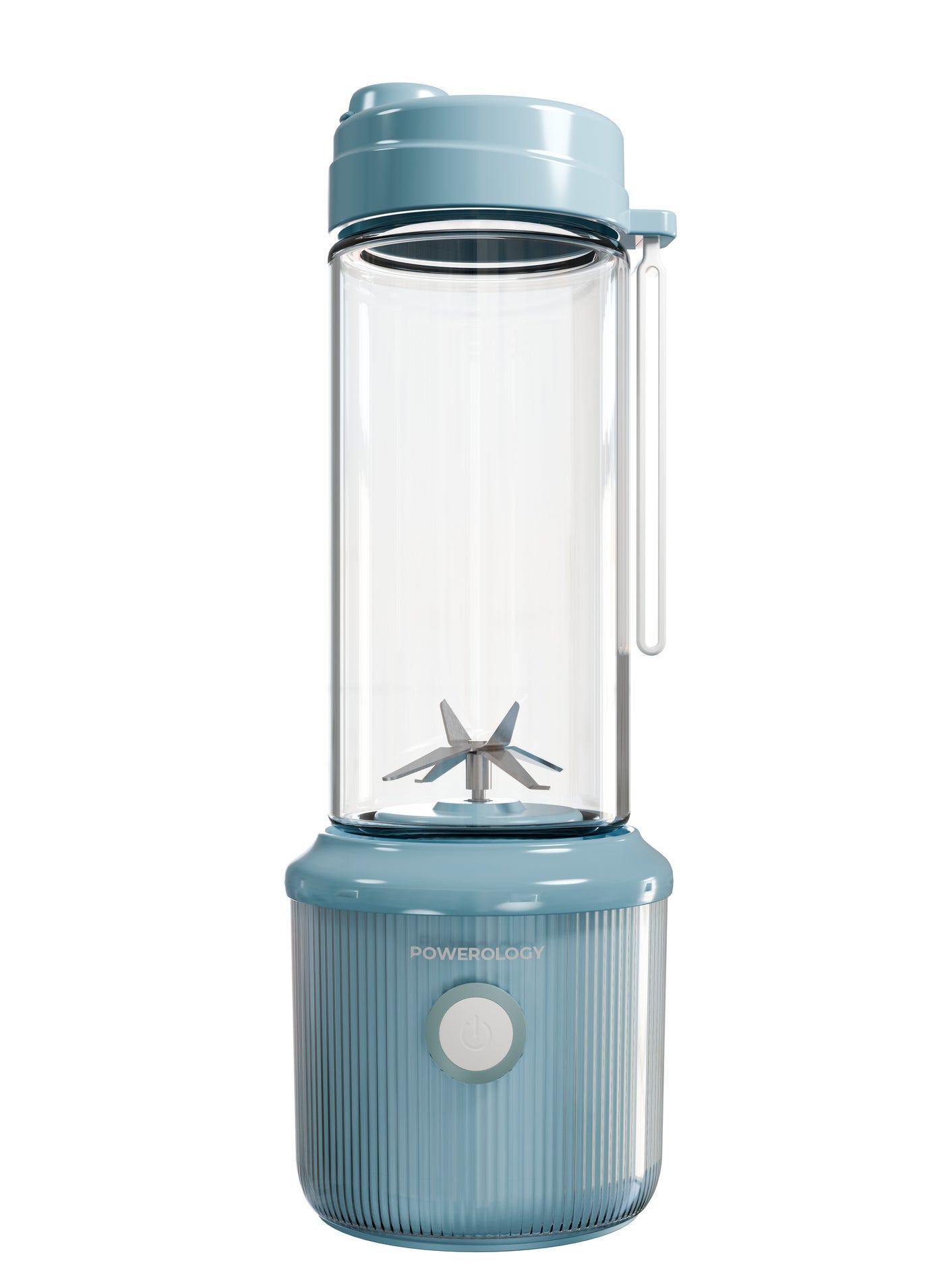 Compare Press & Refresh Portable Blender 450mL  Rechargeable Juicer 2500mAh Battery  Sharp Steel Blades  Portable Blender and Mixer  Shaker  Smoothie Maker  Light Blue at KSA Price