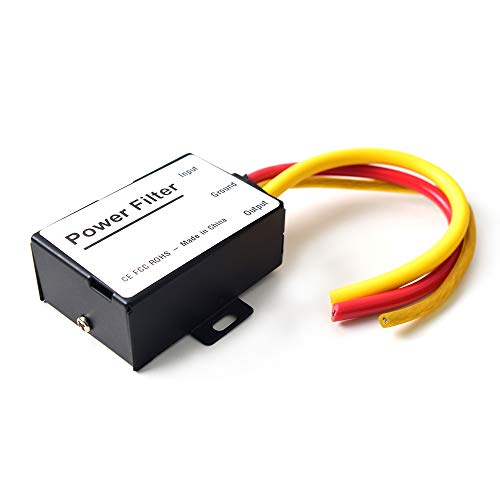 Car Power Filter EMI Noise Ground Loop Isolator…