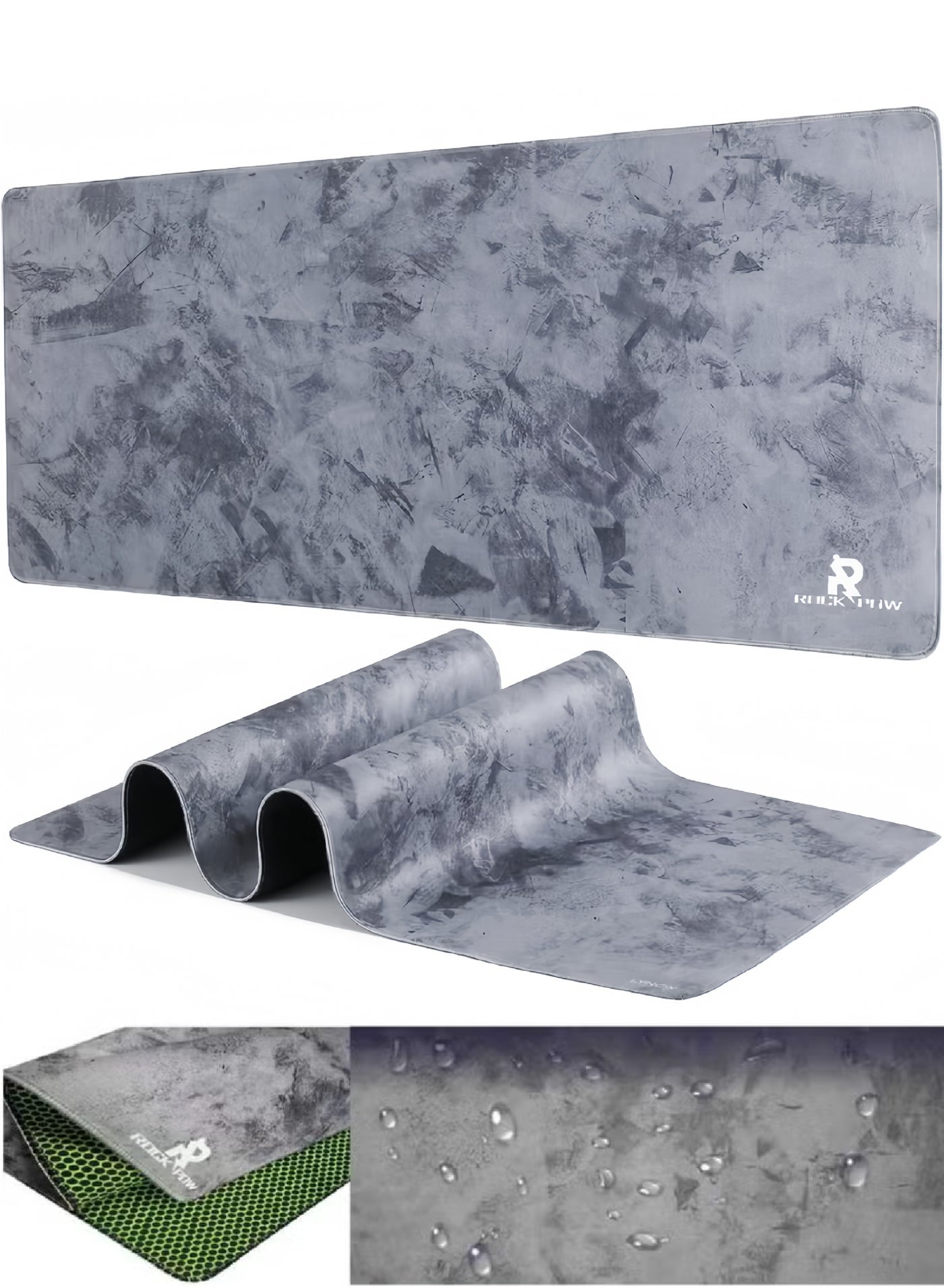 Compare Signature Gray Gaming Mousepad – Waterproof, Large Extended, NonSlip, Precision Surface, Durable Design for Gamers at KSA Price