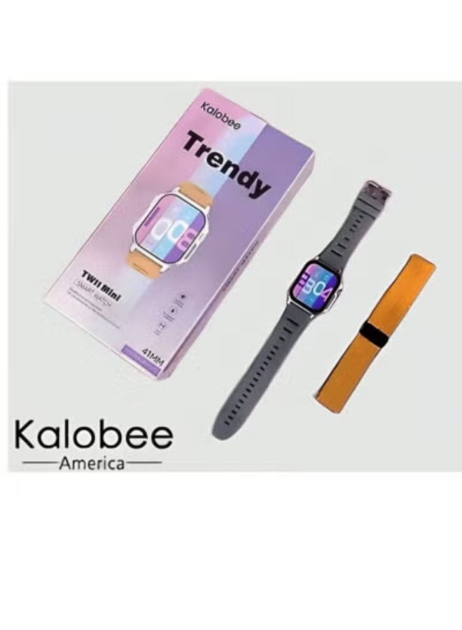 Compare Smart Watch TW11 Mini AMOLED Display | Touch Screen | Wireless Charging | Fitness & Health Tracking | Heart Rate & Sleep Monitoring | Lightweight Smartwatch with 2 Interchangeable Straps – Multicolour at KSA Price