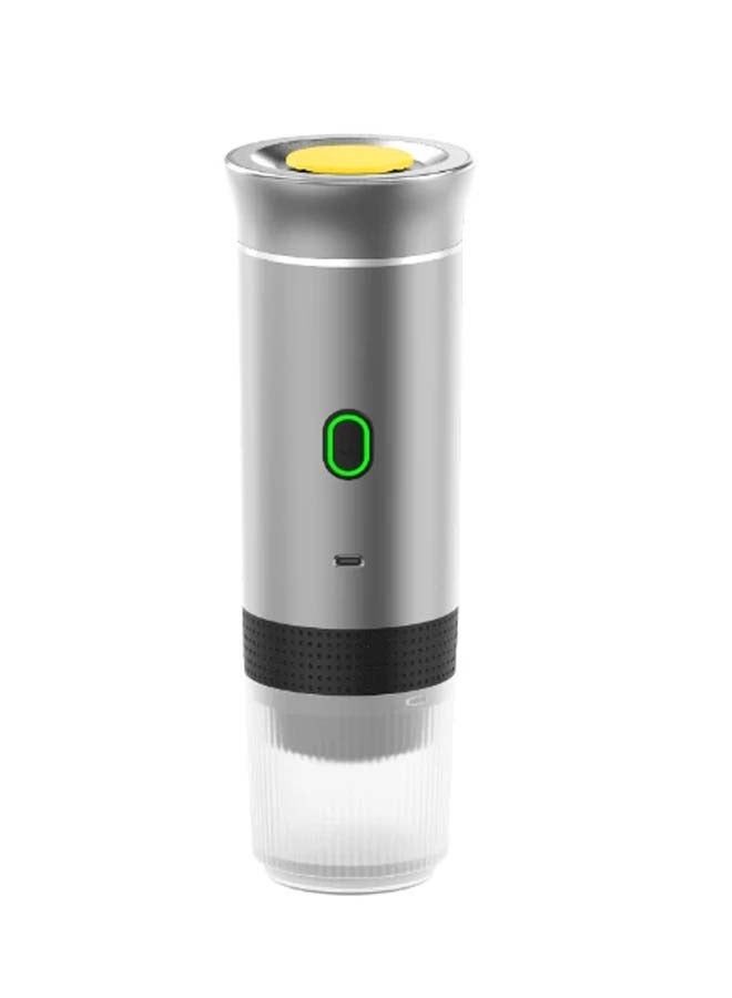 Compare Portable Electric Espresso Machine with 35 Min SelfHeating, Mini Car Travel Coffee Maker with 8500mAh Battery, Compatible with Ground Coffee & NS Capsule for Home, Office Silver at KSA Price