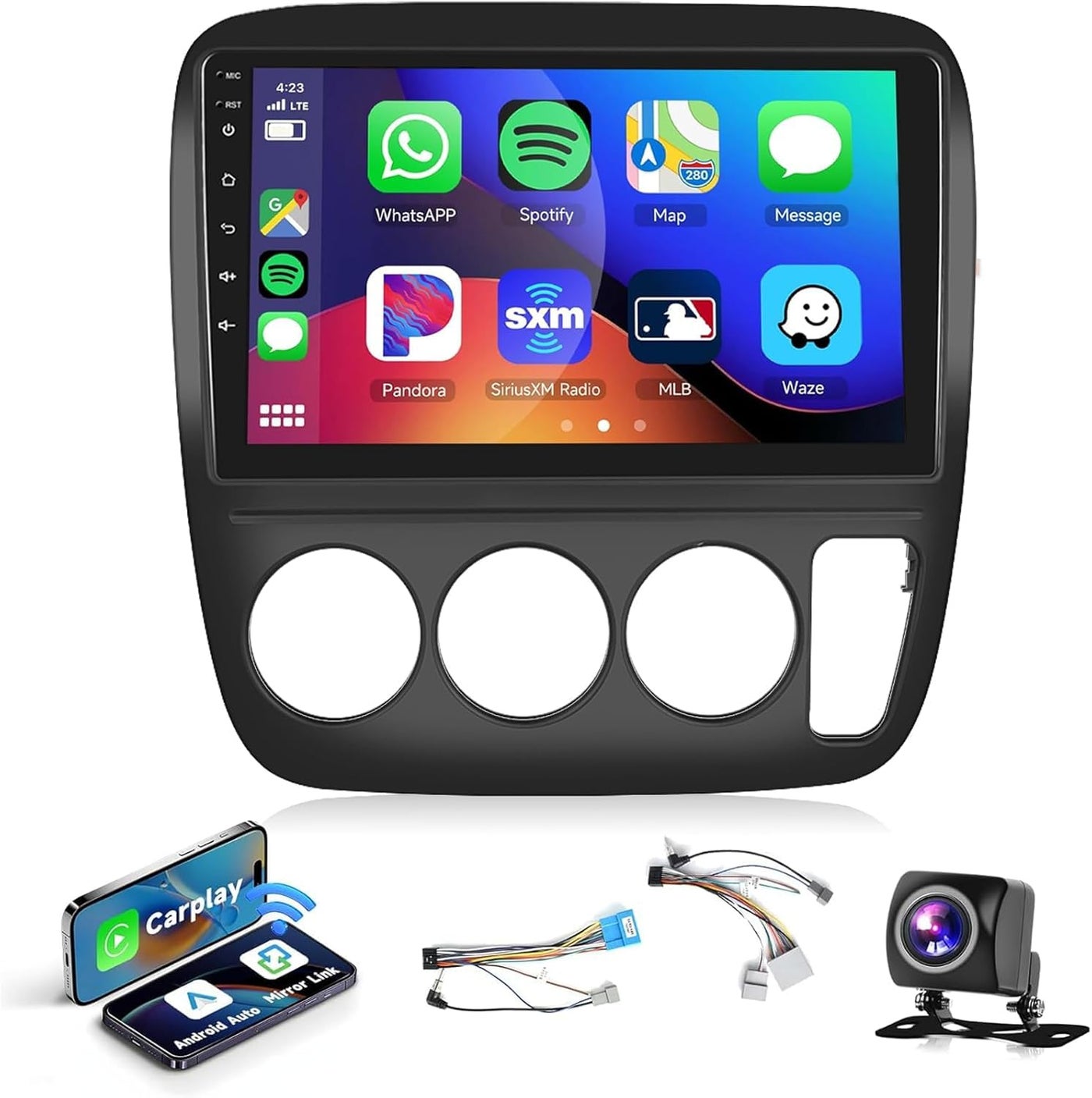 Compare DSP Android Car Stereo for Honda CRV 1997 1998 1999 2000 2001 Manual AC Radio with Wireless CarPlay Android Auto, 9inch Touchscreen 26UIs Bluetooth GPS Chip WiFi SWC USB AHD Backup Camera 2G+32G at KSA Price