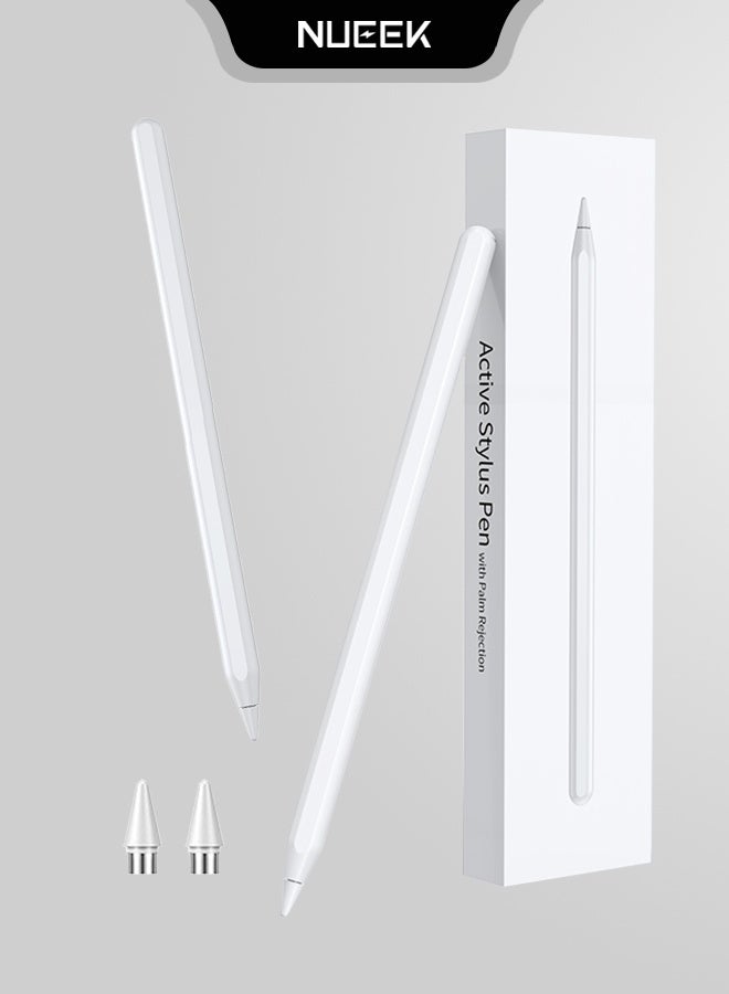 Compare Stylus for iPad, 2nd Generation Magnetic Charge, Tilt Sensitive, AntiMisclick, Fast Charge, Compatible with iPad Pro 6th5th4th3rd2nd1st Gen, iPad Air 5th4th Gen, iPad mini 6th Gen, White at KSA Price