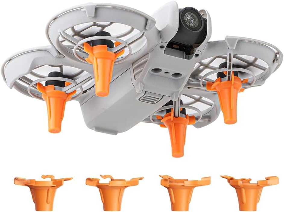 Compare Landing Gear for DJI Neo, HeightBoosting Drone Protectors, Landing Legs for Enhanced Safety 4 PCS, Orange at KSA Price