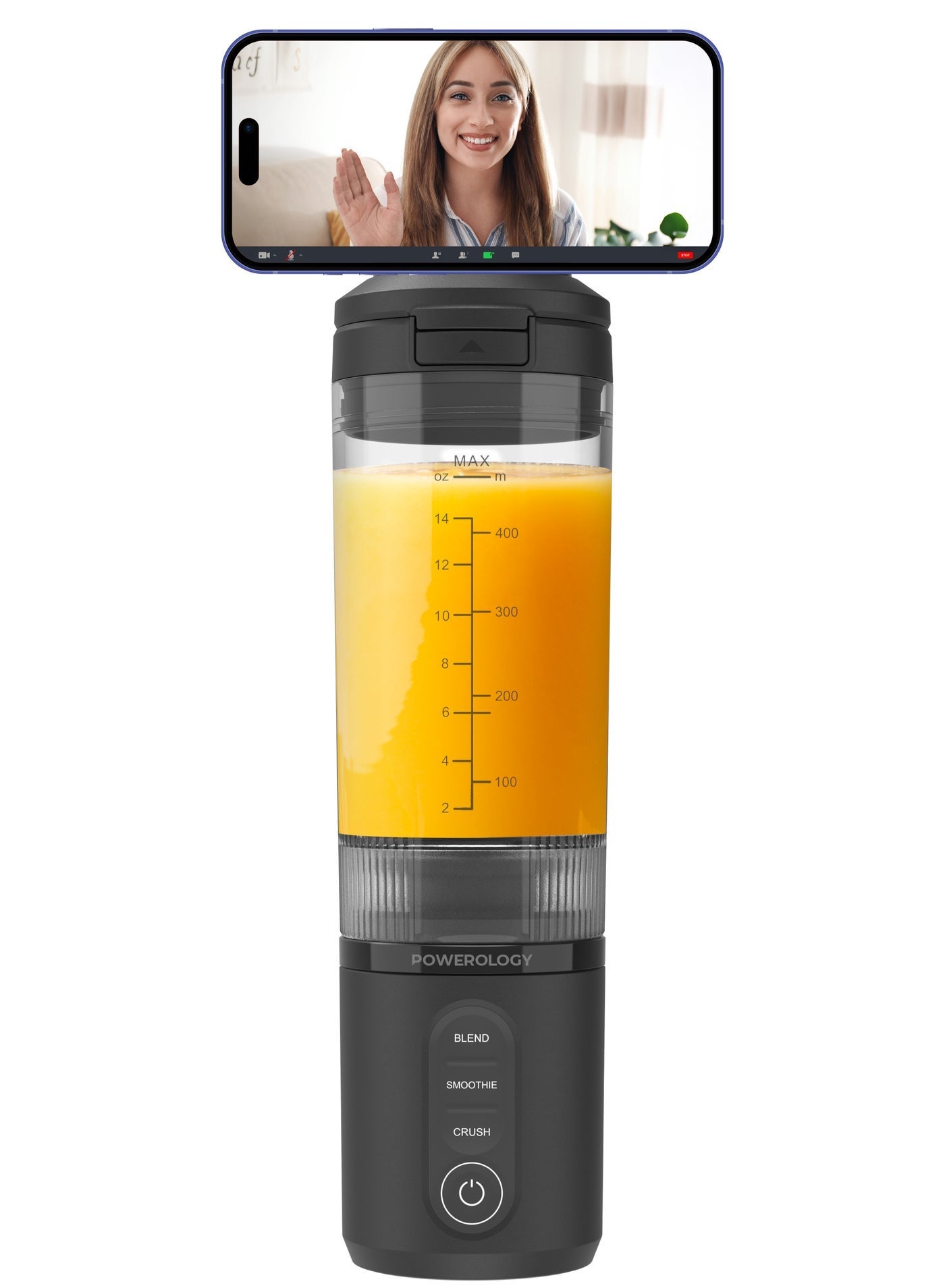 MagBlend Portable Blender with 6-Blade Design &…