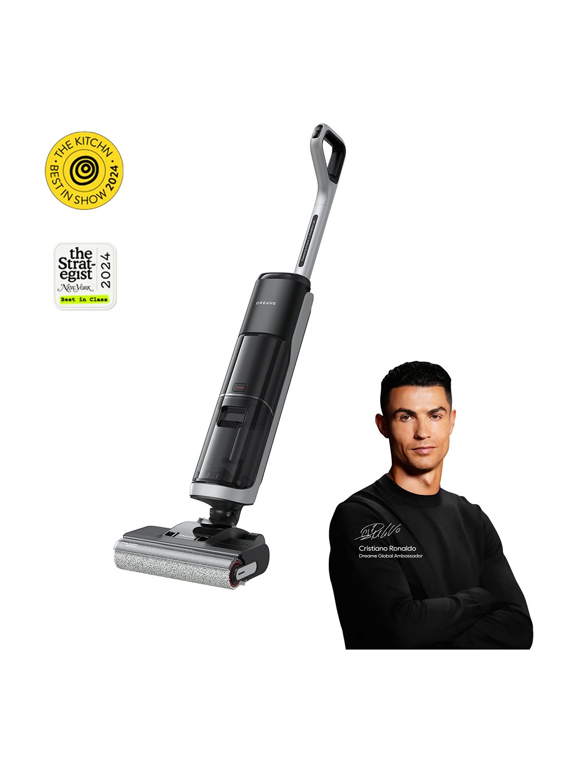 Compare H14 WetDry Vacuum Cleaner, Brush Washing & Hot Air Drying at 60°C, 180° LieFlat Reach, Quick Drying in 5 min, SelfCleaning with Dual Rotations, 18kPa Suction Power, DualEdge Cleaning 200 W H14 Black at KSA Price