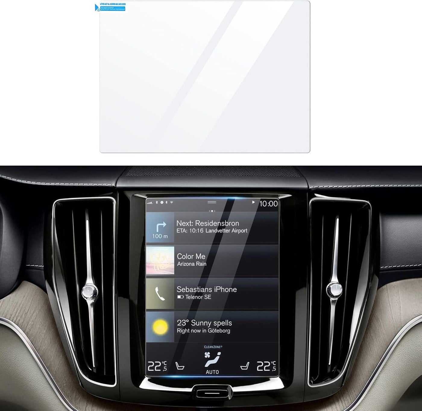 Compare Autorder Tempered Glass Screen Protector for 20162025 Volvo Models  9H Navigation Touchscreen Protective Film 8.7Inch at KSA Price