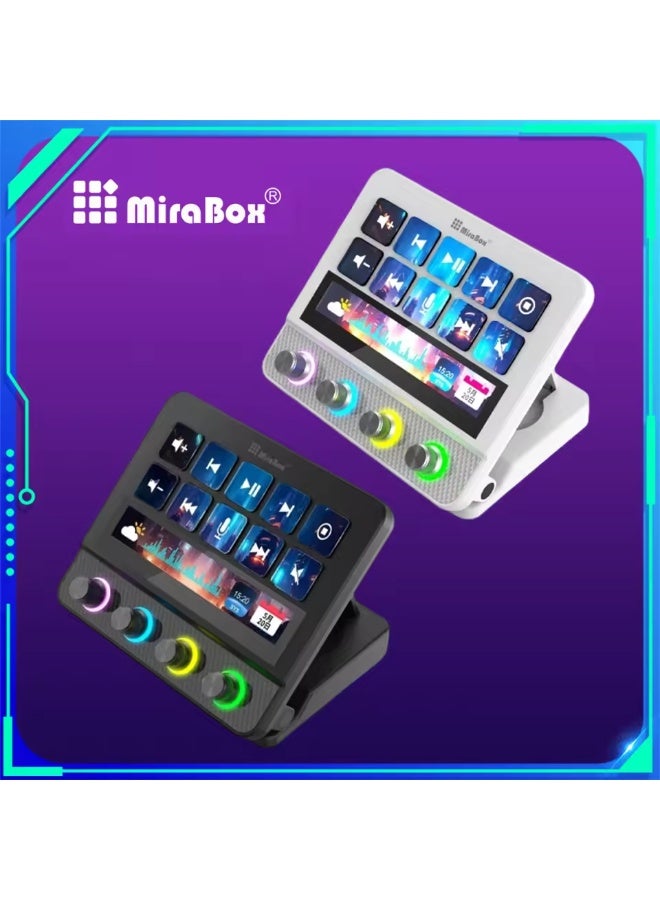 Compare Mirabox N4 Pro Streamdeck 10Key Mini Keypad Visual Macro Live Content MBOX Keyboards Creation Controller Multimedia Keypad Gift at KSA Price