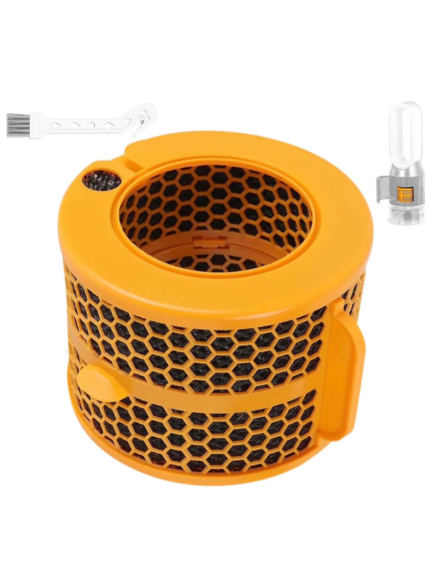1 Pack 2-IN-1 Replacement Carbon Fiber Evaporator…