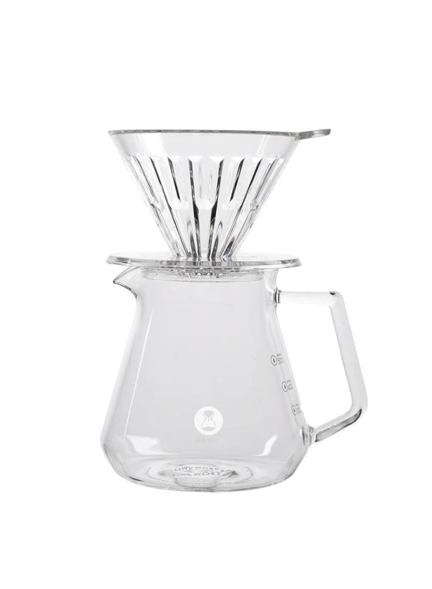 Compare Crystal Eye V60 Brewer Set 02, Clear at KSA Price