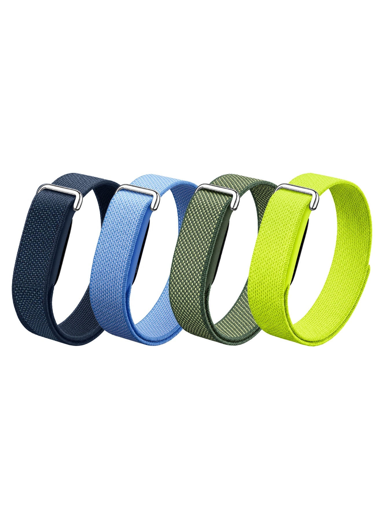 Compare 4 PACK Woven Nylon Replacement Bands for Google Fitbit Air – Breathable Stretch Elastic Sport Watch Straps – Comfortable Lightweight Wristband for Screenless Tracker   Multicolor C at KSA Price