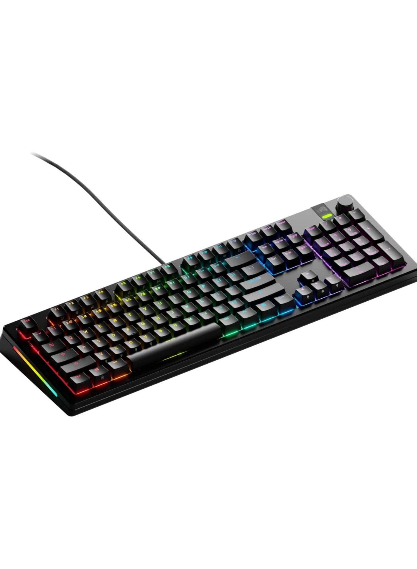Compare Glorious GMMK 3 Custom Mechanical Wired Keyboard with Knob,US Modular Gasket System, Doubleshot PBT Keycaps, Aluminum Switch Plate, Hotswappable Switches, ANSIBlack at KSA Price