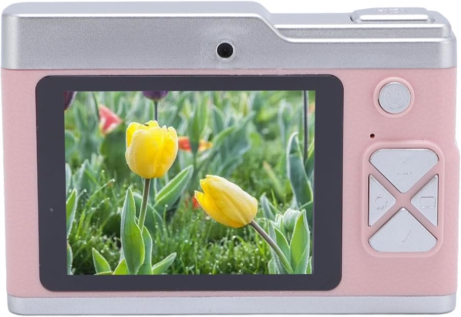 Pink FILFEEL 48MP 8X Zoom Digital Camera Anti Shake…