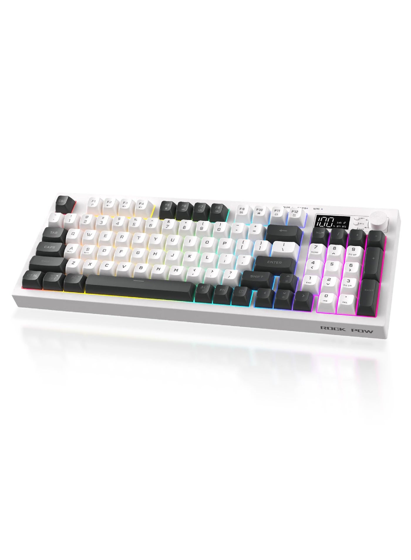 ROCK POW 85% 94 Key Wireless Gaming Keyboard…