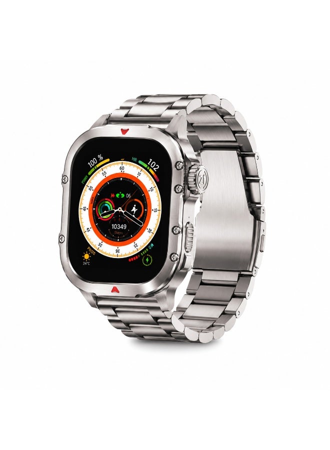 Compare ZT09HM Smart Watches for Men Ultra – 2.20 AMOLED Display Smart Watches for Men with 3 Interchangeable Straps – Premium Fitness Tracker Smart Watches for Men at KSA Price