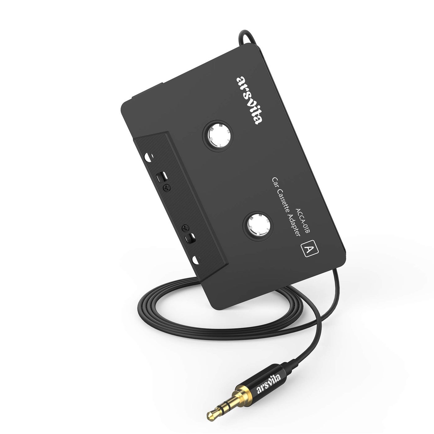 Compare arsvita Car Audio Cassette to Aux Adapter, 3.5 MM Auxillary Cable Tape Adapter at KSA Price