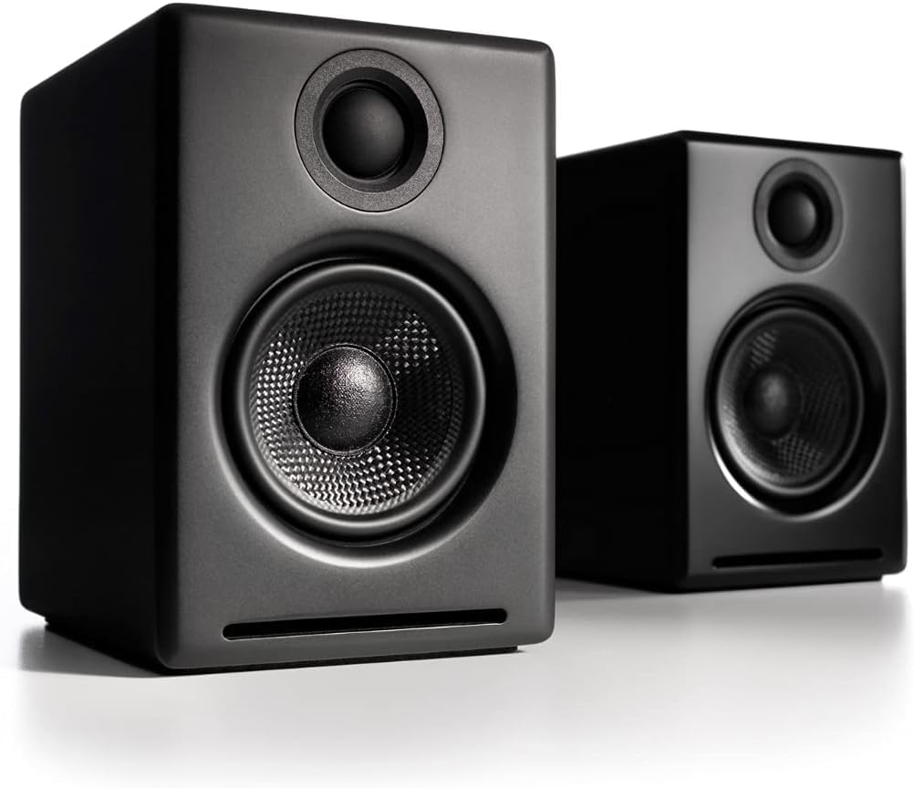 Compare Audioengine A2+ 24 Bit Wireless Bluetooth Desktop Speakers  60W Computer Speakers for Music and Gaming at KSA Price
