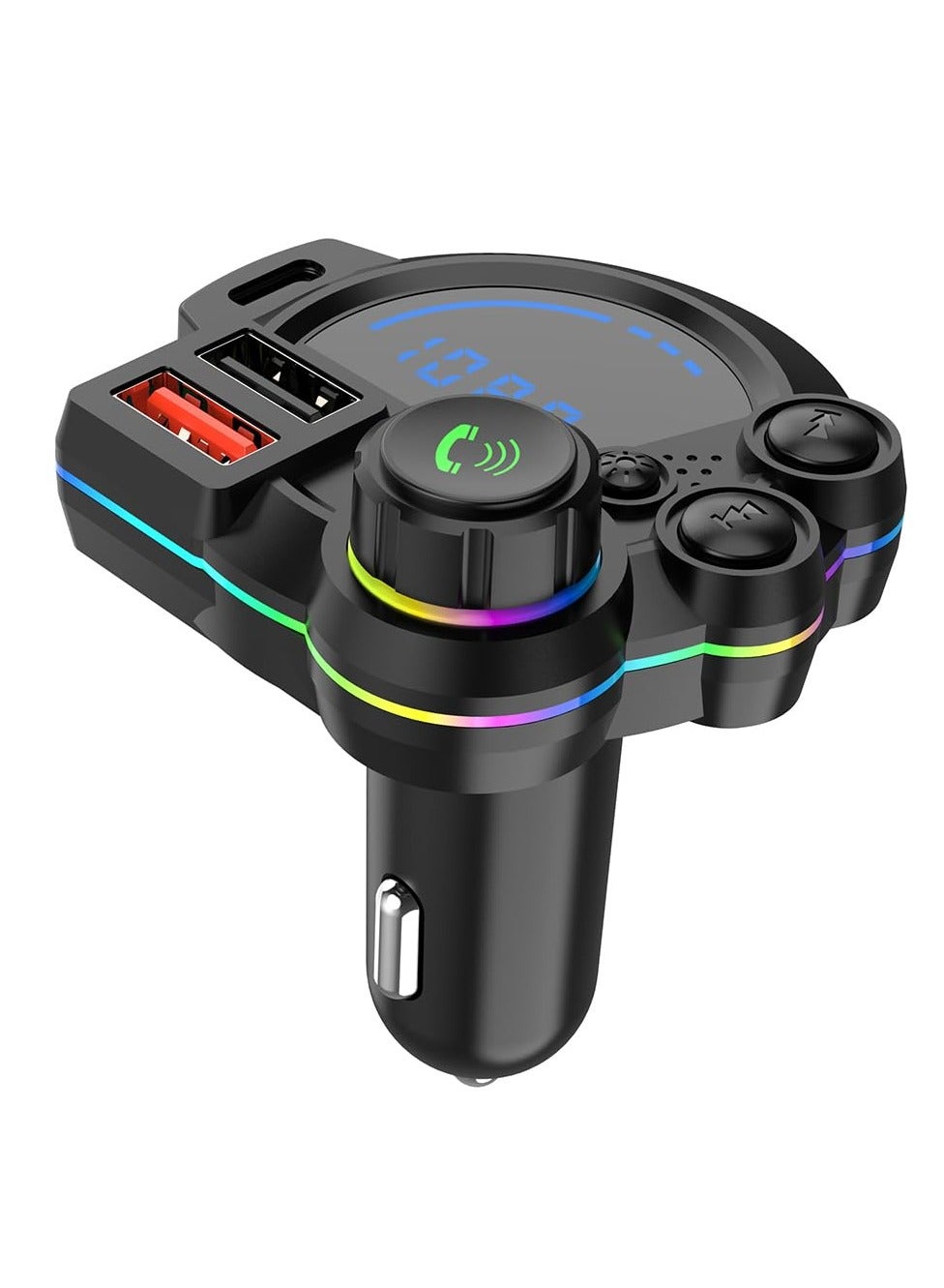 Bluetooth 5.3 FM Transmitter for Car, QC3.0…