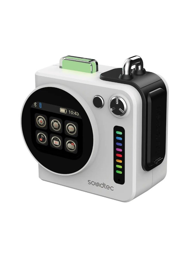 Compare Vibego Mini RGB Speaker with Bluetooth Version 5.4, Touch Control Display, 15 Hours Play Time, TypeC Charging Port, 2000mAh Battery Capacity, 2 Hours Charging Time, Micro SD Slots, Vibrant RGB Lighting  White at KSA Price