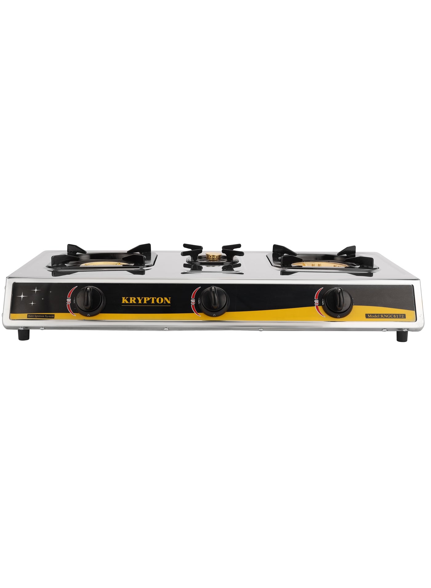 Compare Stainless Steel Tripple Gas Burner KNGC6172 Multicolour at KSA Price