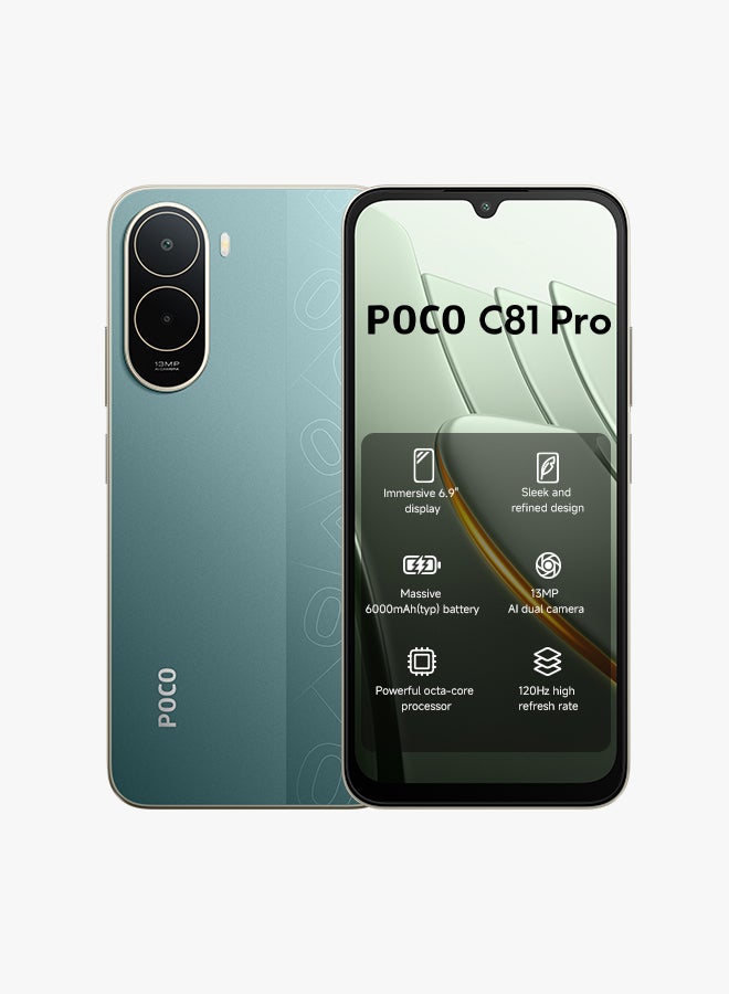 POCO C81 Pro Dual SIM 4G Green 4GB…
