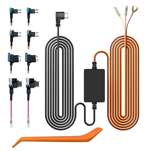 WOLFBOX USB C Hardwire Kit for G850PRO/G840S/G930/G850/G900/G840H/i07/i17/X5/X3…