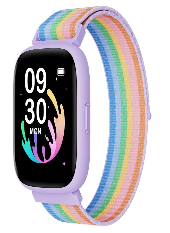 Compare BIGGERFIVE Smart Watch for Kids, 1.8 Fitness Tracker Watch Pedometer, Heart Rate, IP68 Waterproof, Sleep Monitor, Calorie Step Counter, 5 Puzzle Games withWithout APP for Girls Teens 516, Nylon at KSA Price