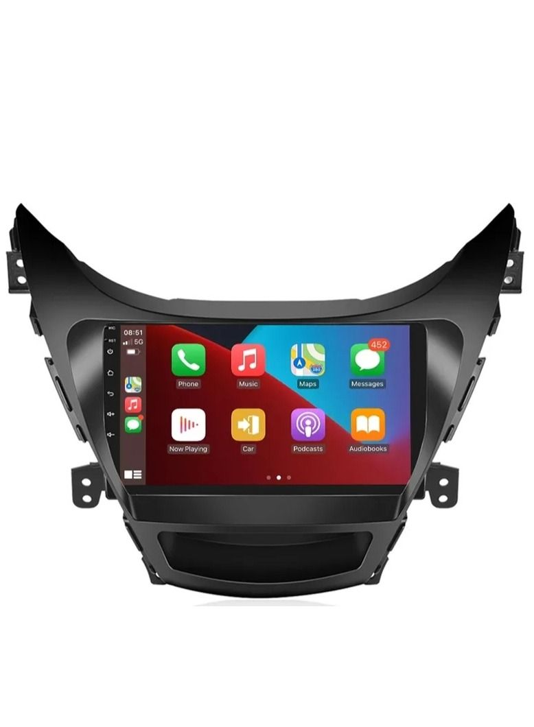 Compare Android Screen For Hyundai Elantra 2012 2013 4GB RAM Support Apple Carplay Android Auto Wireless QLED Touch Screen SIM Card Support DSP AHD Camera Included Navigation Offline Online Support at KSA Price