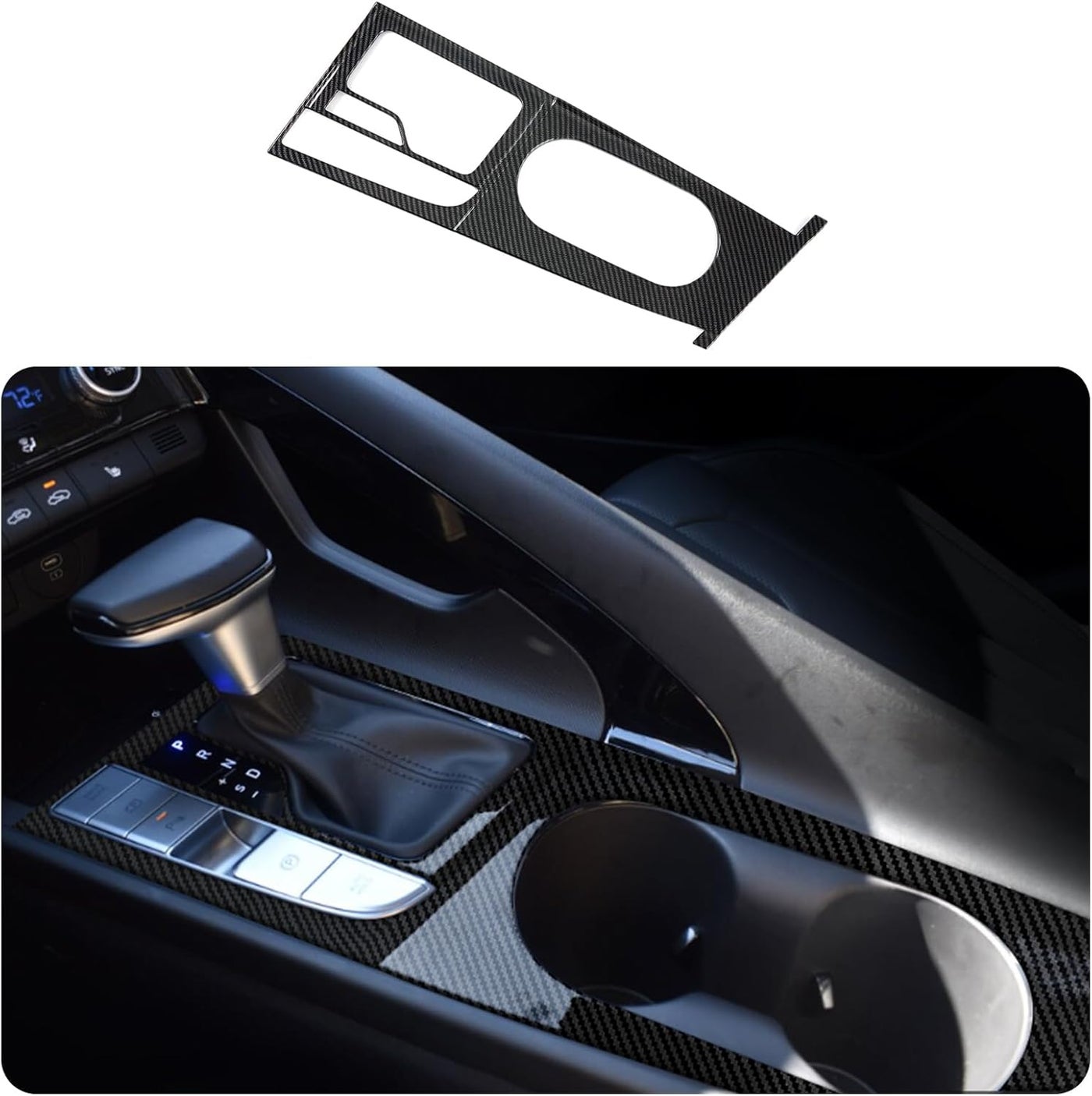 Compare KELEIMAI Carbon Fiber Center Console Trim for Hyundai Elantra 20212024 at KSA Price