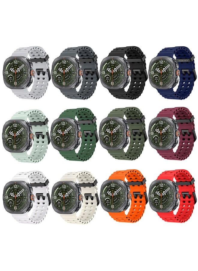 12 Silicone Sport Band Compatible with Samsung…
