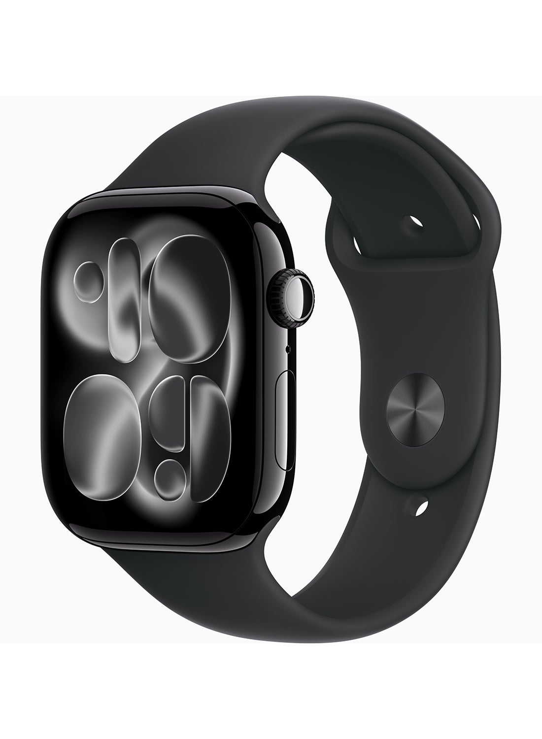 Compare Watch Series 11 GPS 46mm Middle East Version Jet Black Aluminium Case With Black Sport Band  ML at KSA Price