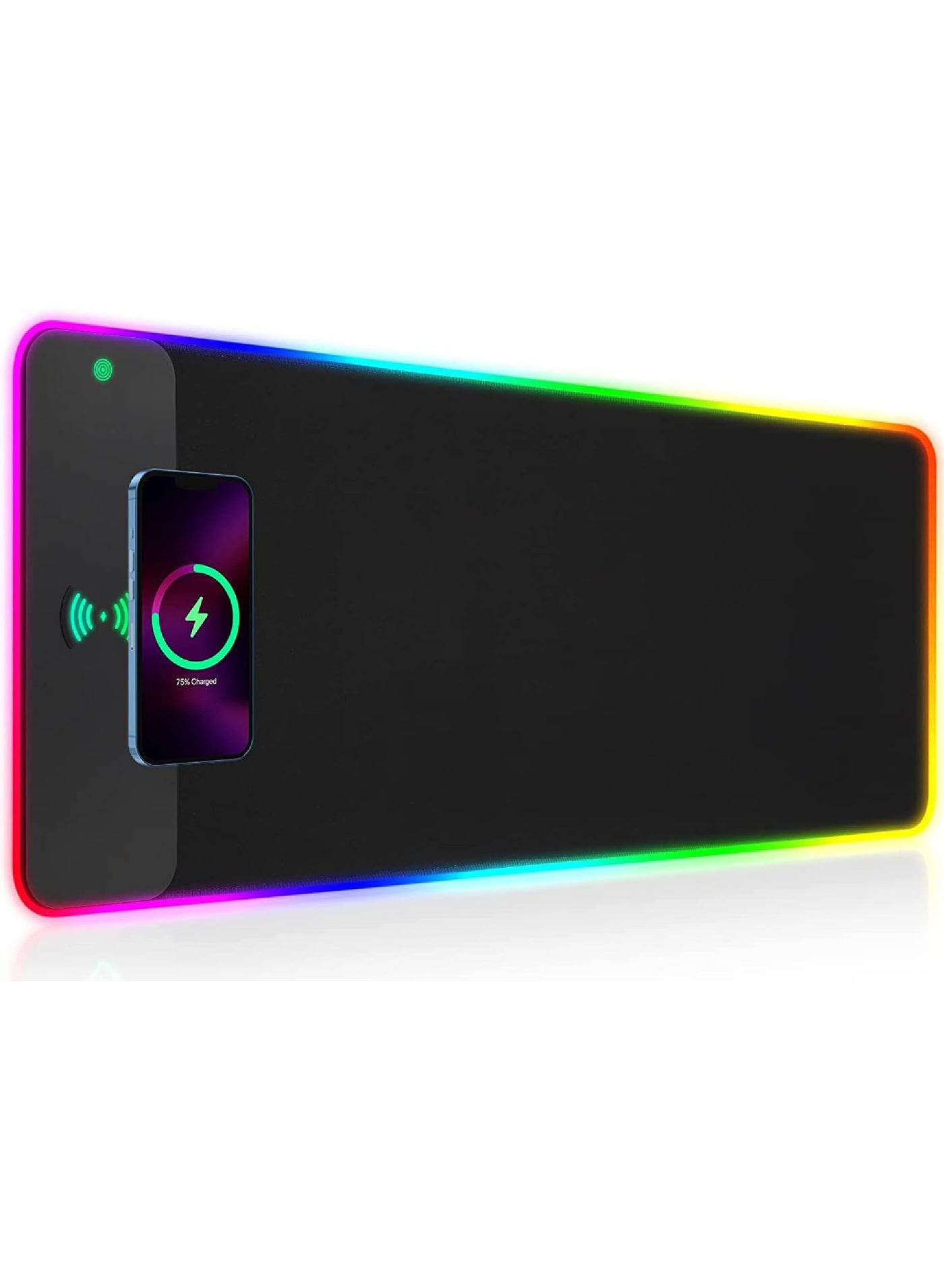 Wireless Charging RGB Gaming Mouse Pad 10W…