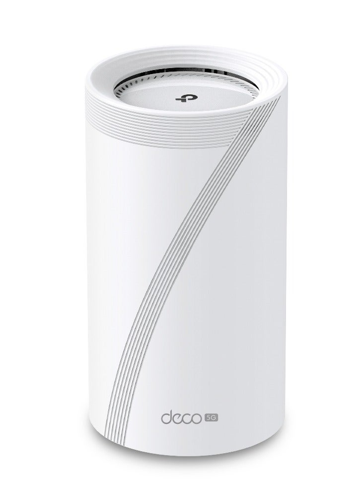 Compare 5G BE9300 TriBand Whole Home Mesh WiFi 7 Router | Enjoy 5G Network Everywhere | Universal Compatibility | Wireless and Wired Combined Backhaul | HomeShield  Deco BE655G 1Pack White at KSA Price