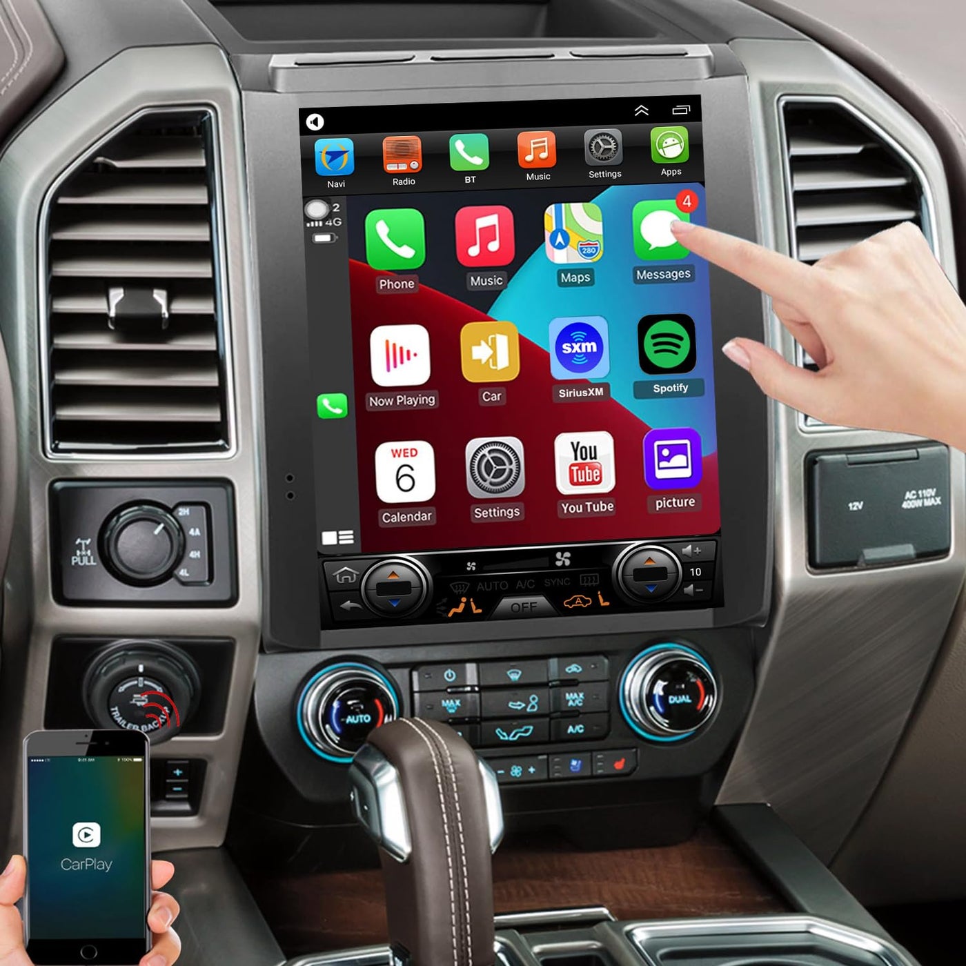 Compare for Ford F150 Radio Upgrade 20152018 Trucks Stereo Replacement Android 13 8core CPU System 121inch IPS Touch Screen Build in Wireless carplay and Wired Android Auto at KSA Price