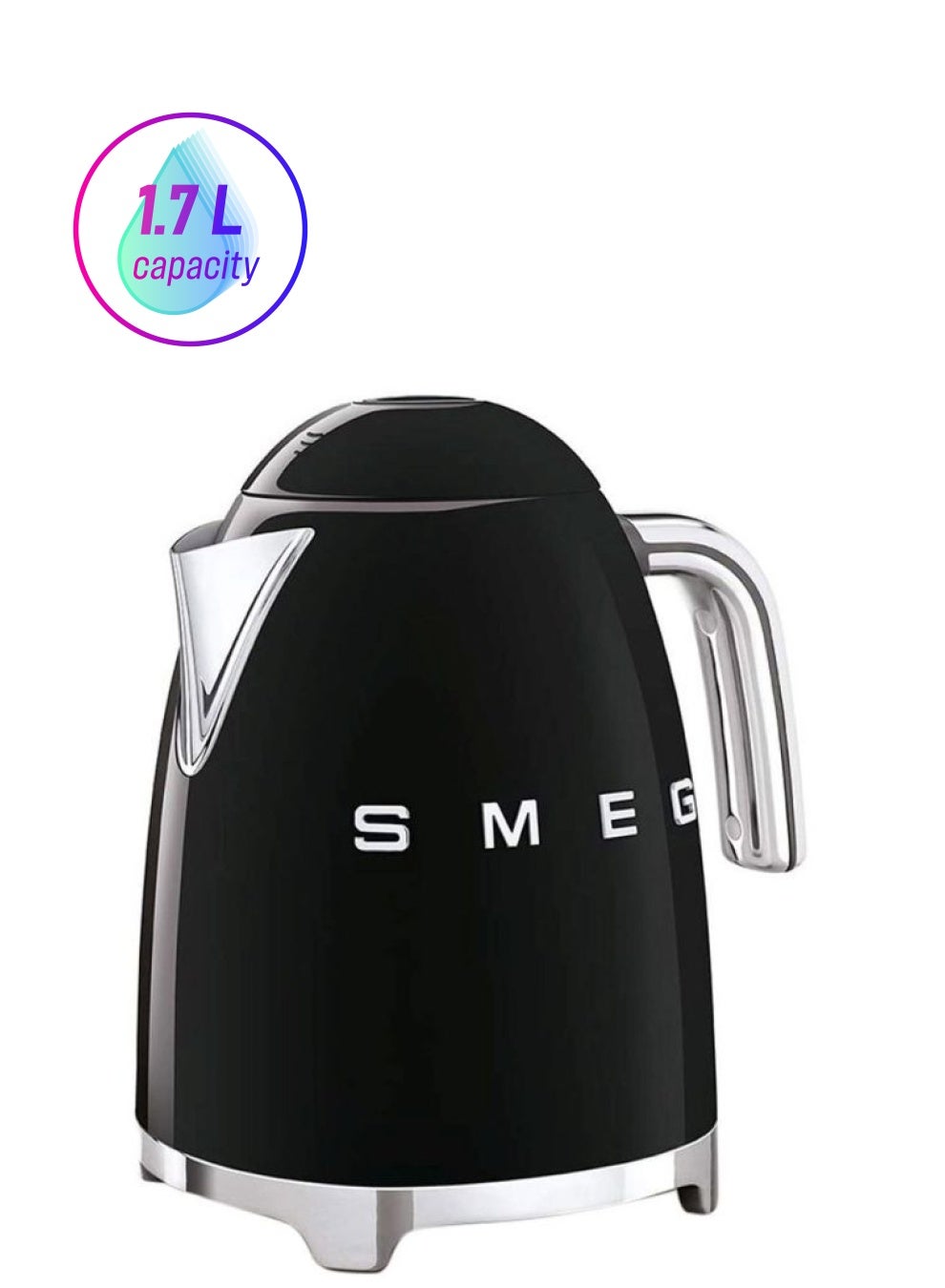 Compare 50s Retro Style Aesthetic Electric Kettle 1.7 L 2400.0 W KLF03BLUKAU BlackSilver at KSA Price