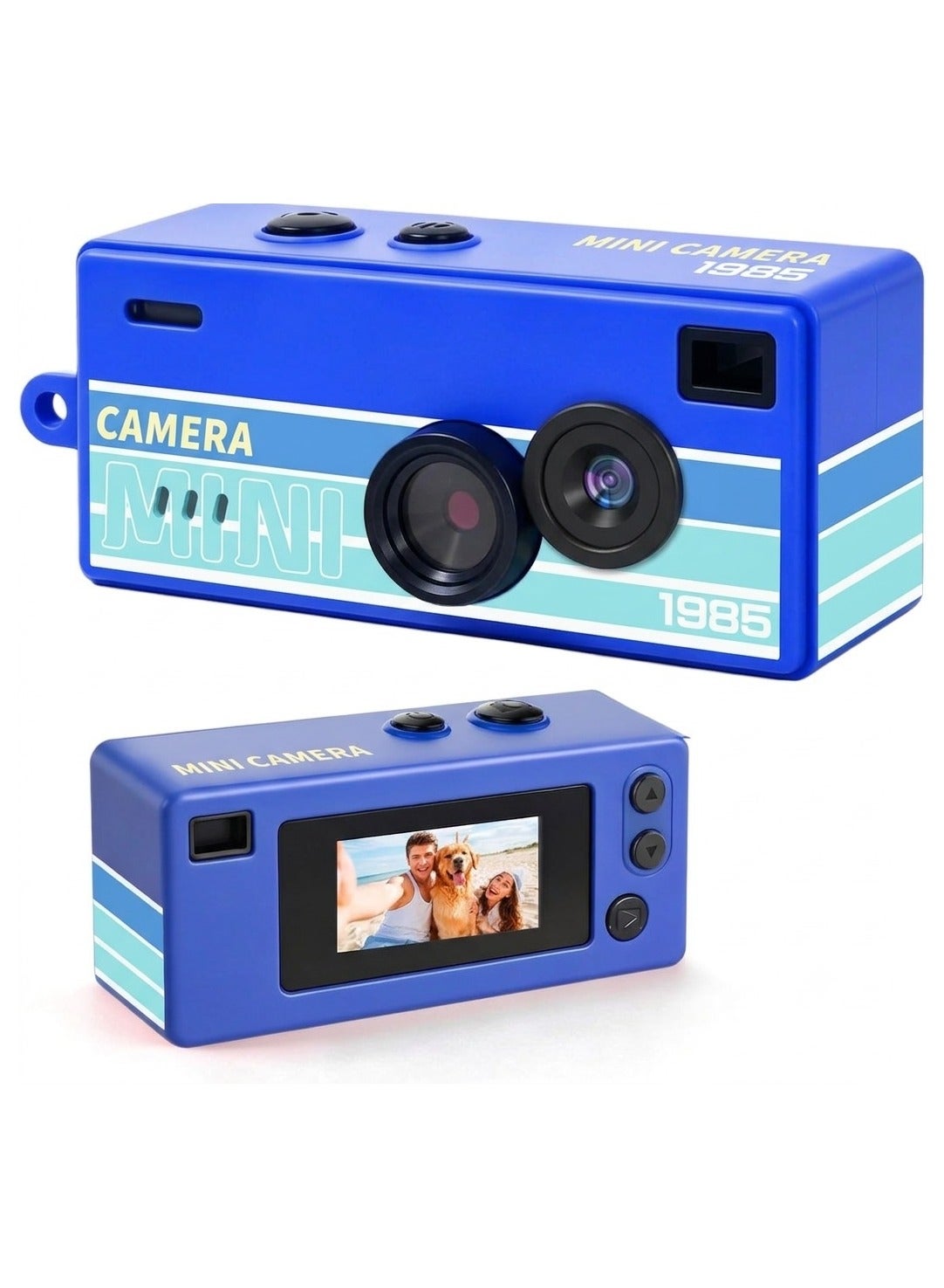 Mini Digital Camera, 1080P HD with 130° Wide Angle…