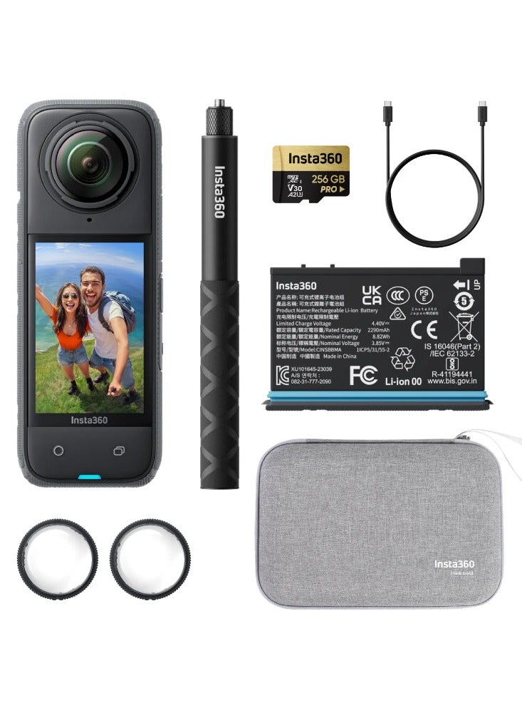 X4 Adventure Bundle- 8K Waterproof 360 Action…