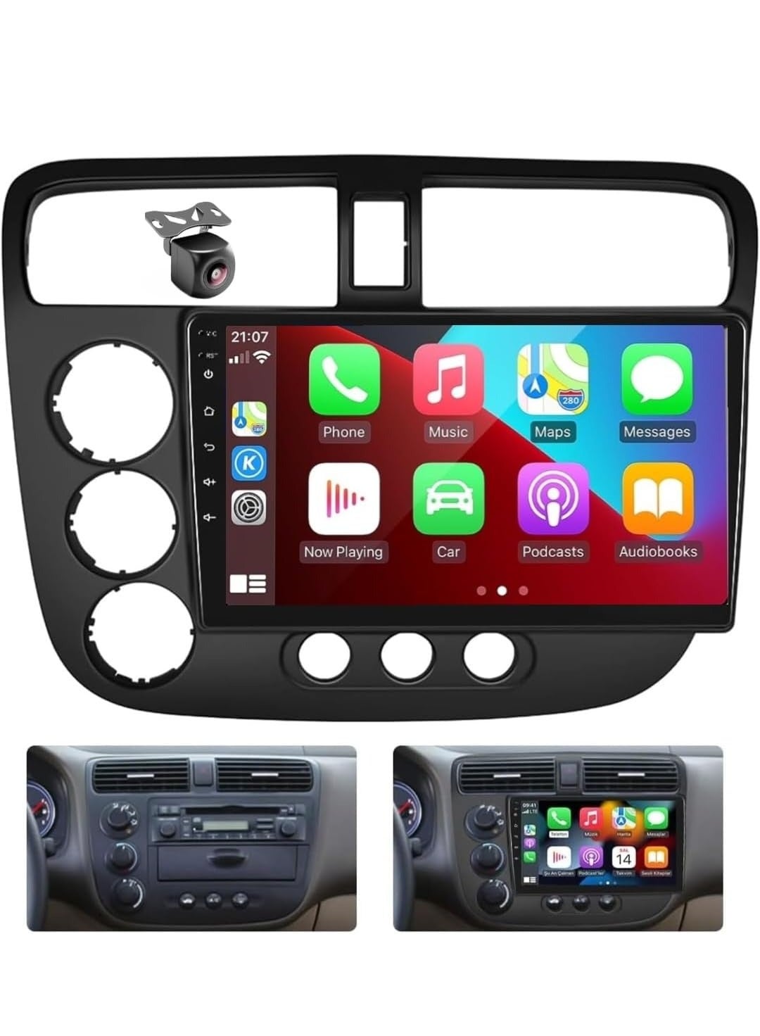 Android Car Stereo For Honda Civic 2001-2005…