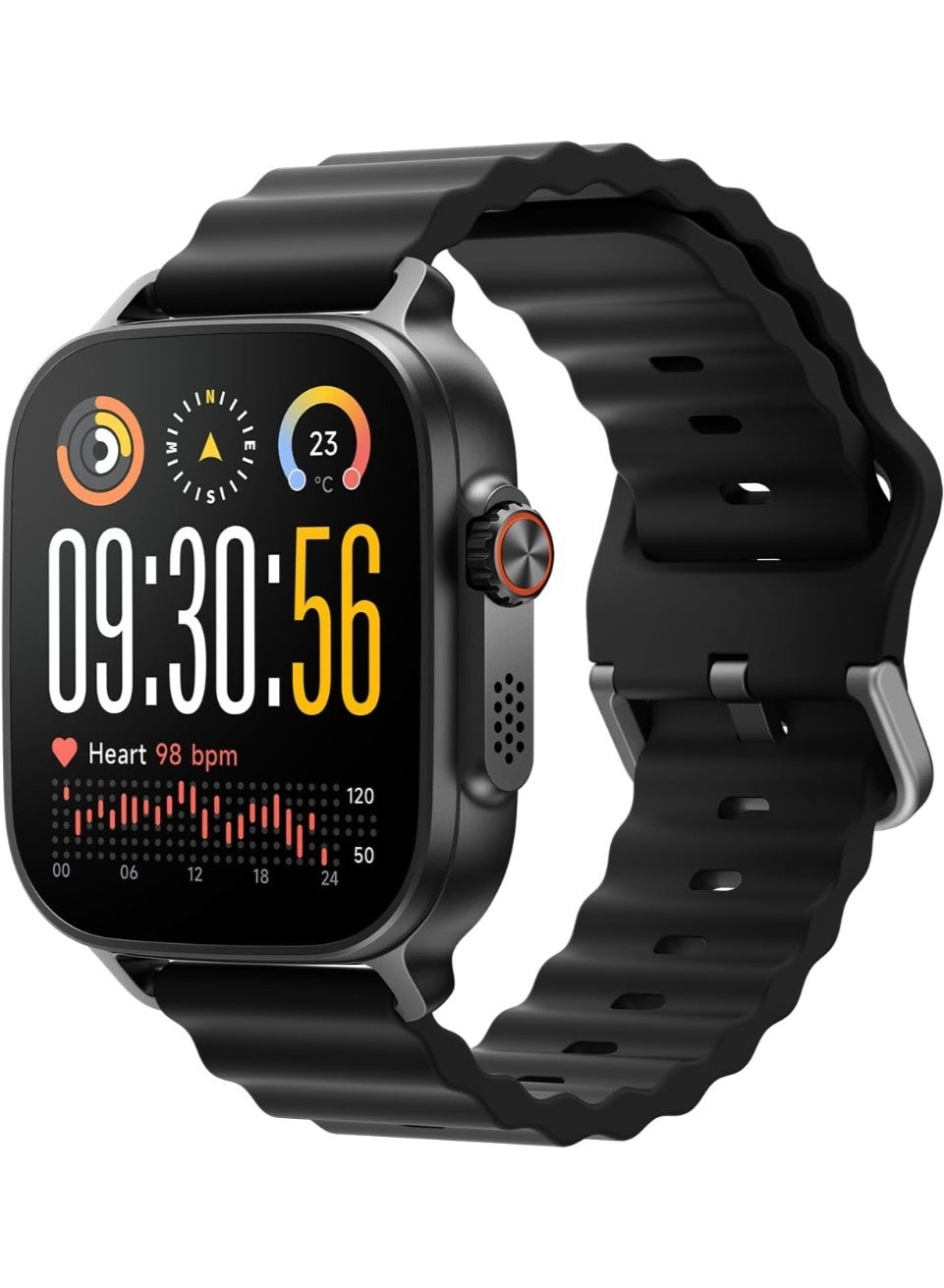 Compare Watch 5 Smartwatch, 1.97 AMOLED screen, +100 Sport modes, Health Monitoring, NFC,GPS, IP68 Titanium Black Titanium Black at KSA Price