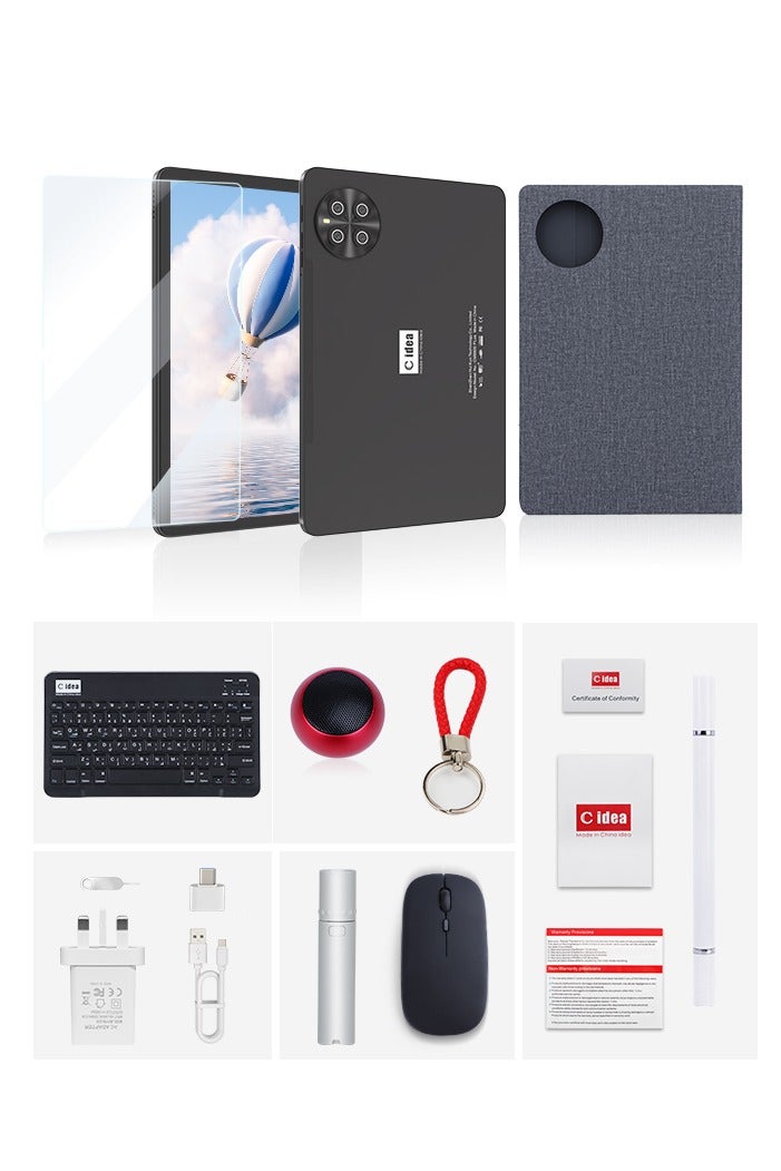 Compare 10.1 Inches Tablet, Newest 5G Android Tablet  RAM 8GB ROM 1TB with Dual SIM,10000mAh Battery With Bluetooth Keyboard, Mouse and Pen CM8800plusblack at KSA Price
