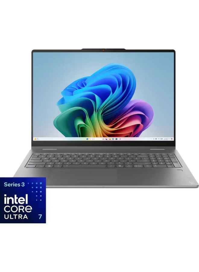 Compare Yoga 7i 2in1 16 2K LCD Touchscreen Laptop, Intel Core Ultra 7 355, 16GB, 512GB SSD, 16 Inch LCD Touchscreen, Windows 11 Pro+ Life Time Office 2024 English Luna Grey at KSA Price
