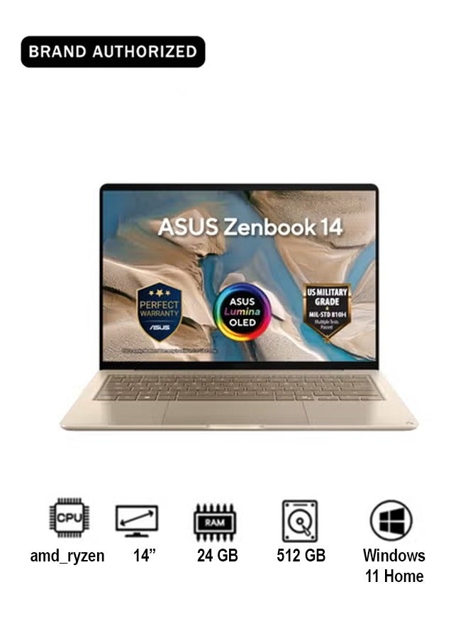 Zenbook 14 Laptop With 14-Inch Display, AMD…