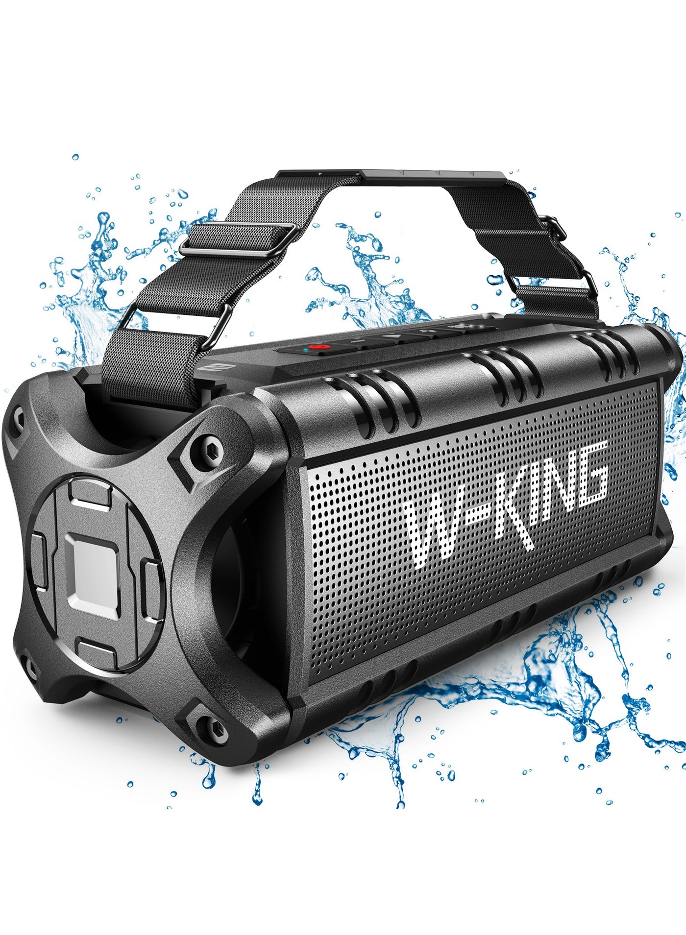 W-KING Portable Bluetooth Speaker 50W, Deep Bass,…