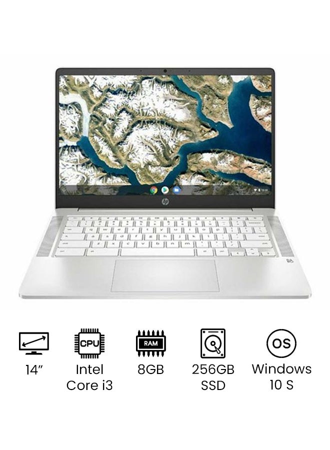 Compare 14DQ1077wm Upgraded Version Laptop With 14Inch HD Display, Core i31005G1 Processer8GB RAM256GB SSDIntel UHD GraphicsWindows 10S International Version EnglishArabic silver at KSA Price