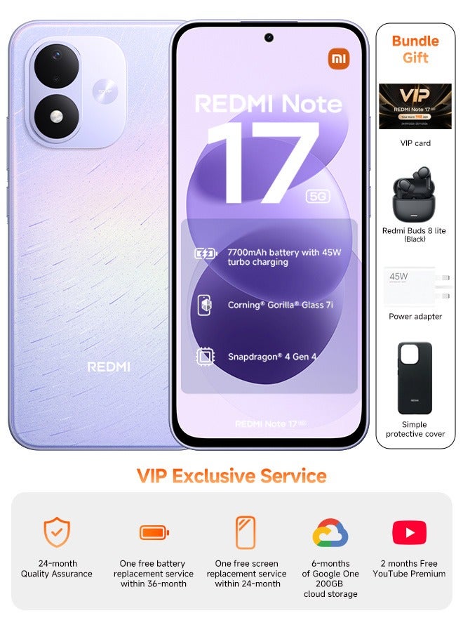 REDMI Note 17 Dual SIM 5G Celestial Purple…