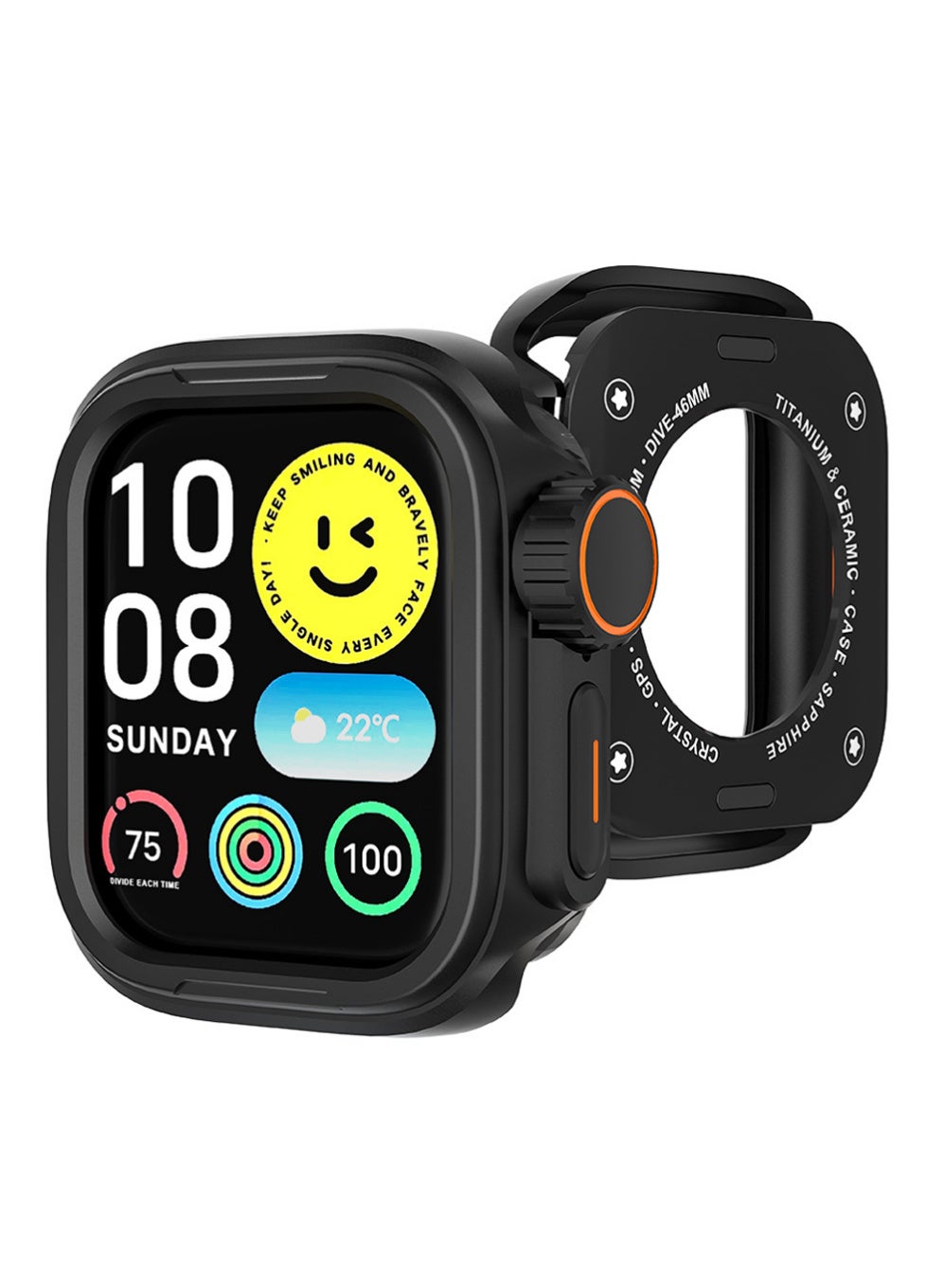 2 in 1 Waterproof Case for Apple Watch…