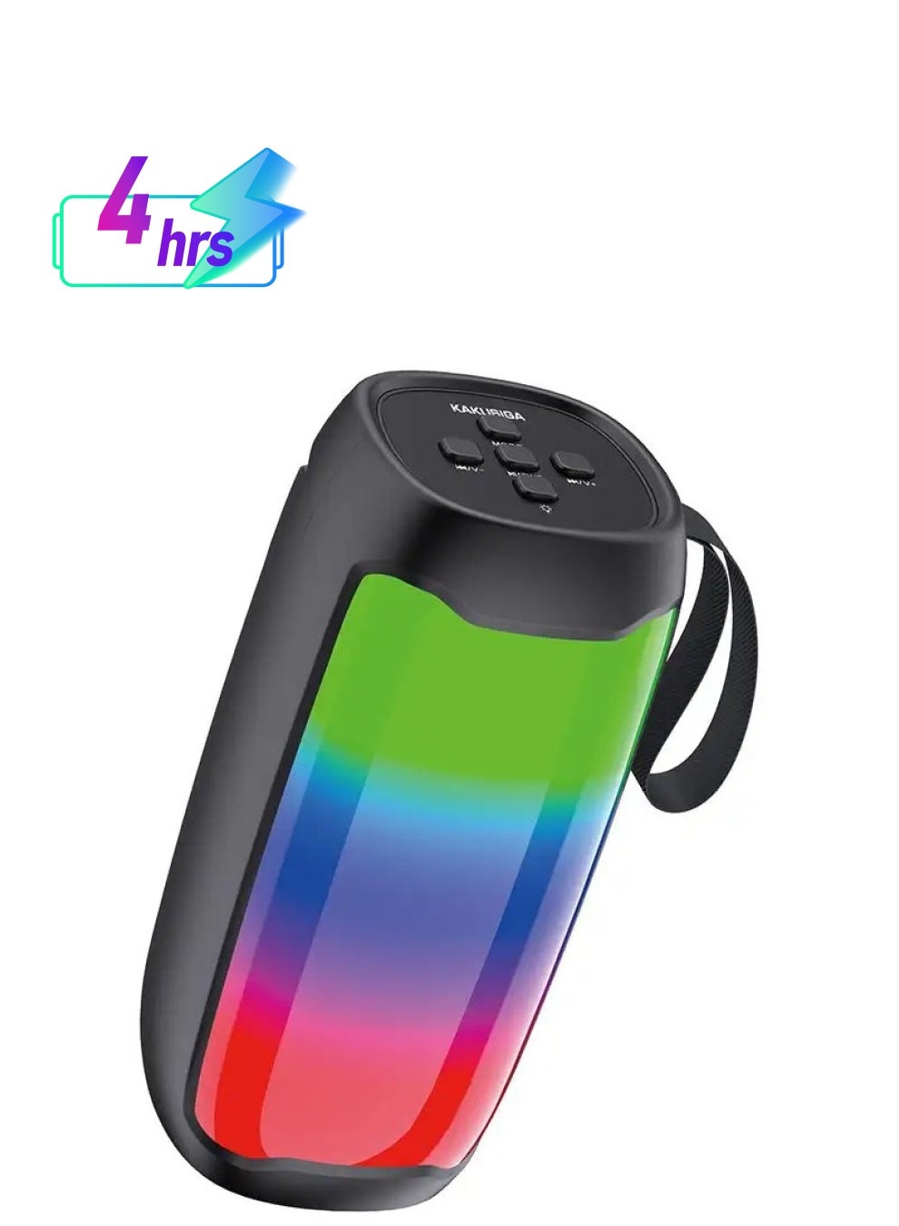 Compare 5 W Wireless Slot FM Radio mp3 player Speaker Support TF Card USB TWS portable radio BT 5.0 at KSA Price
